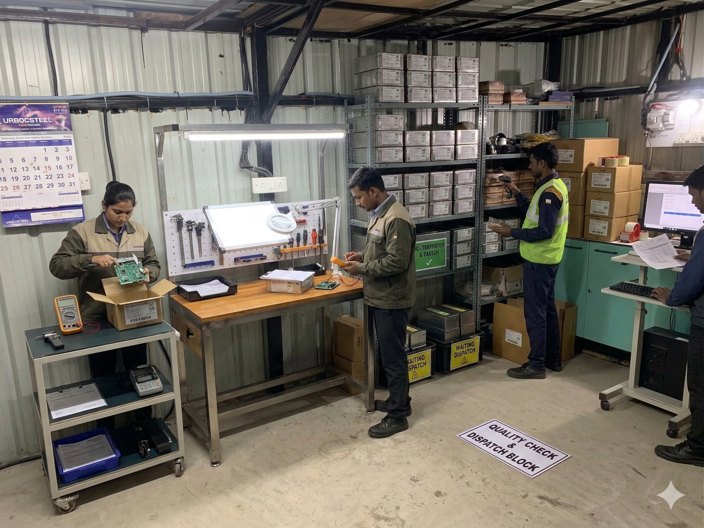 Quality control and final fabrication review